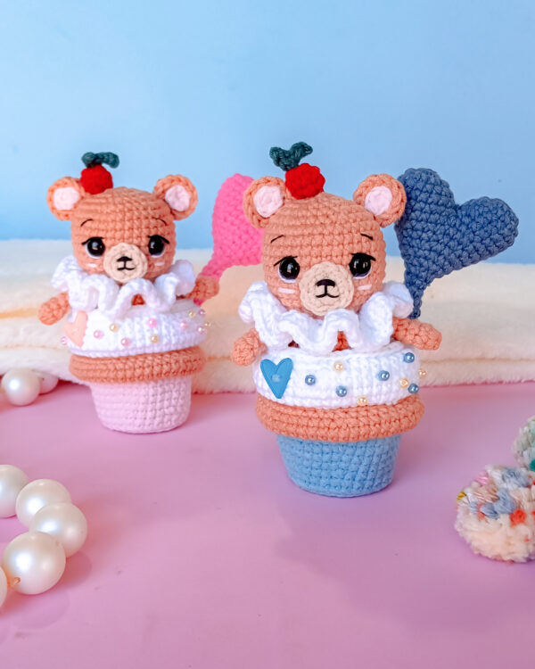 Urso no bolinho - receita de amigurumi - Image 7