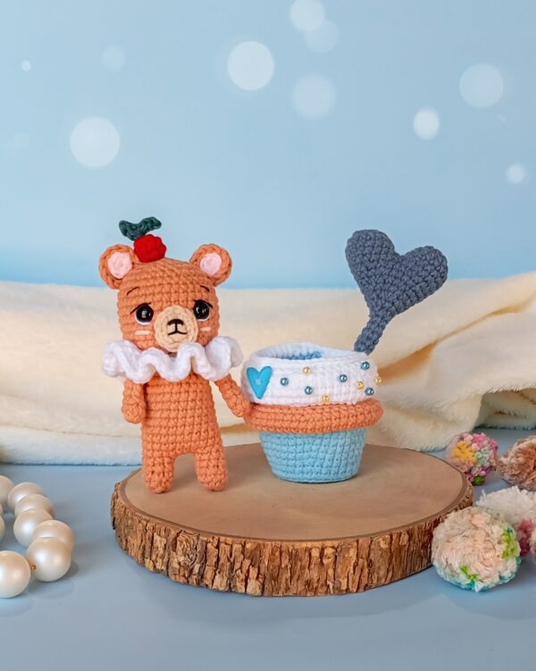 Urso no bolinho - receita de amigurumi - Image 4