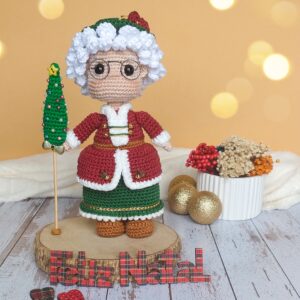 Mamãe Noel - receita de amigurumi