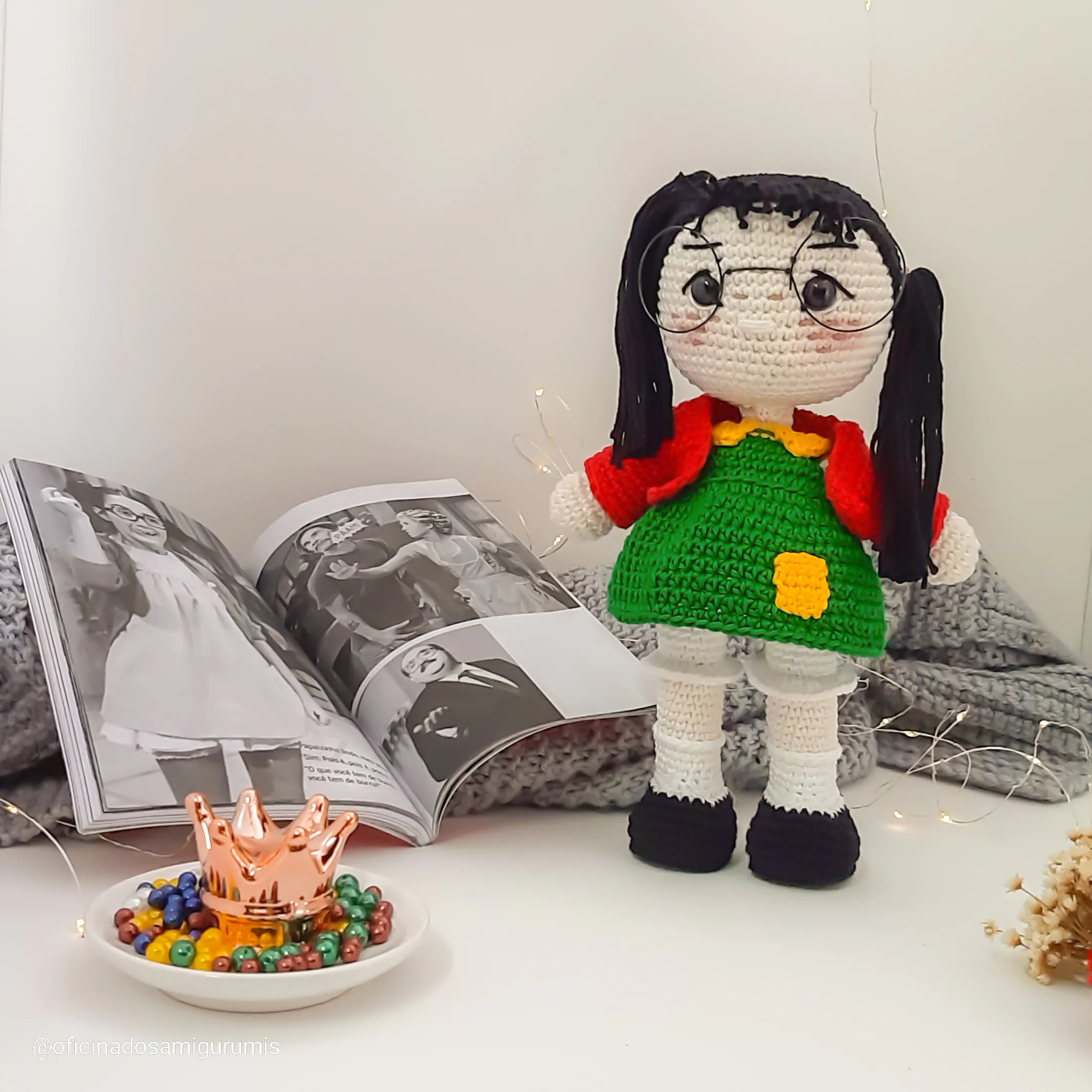 Chiquinha - receita de amigurumi - Imagem 4