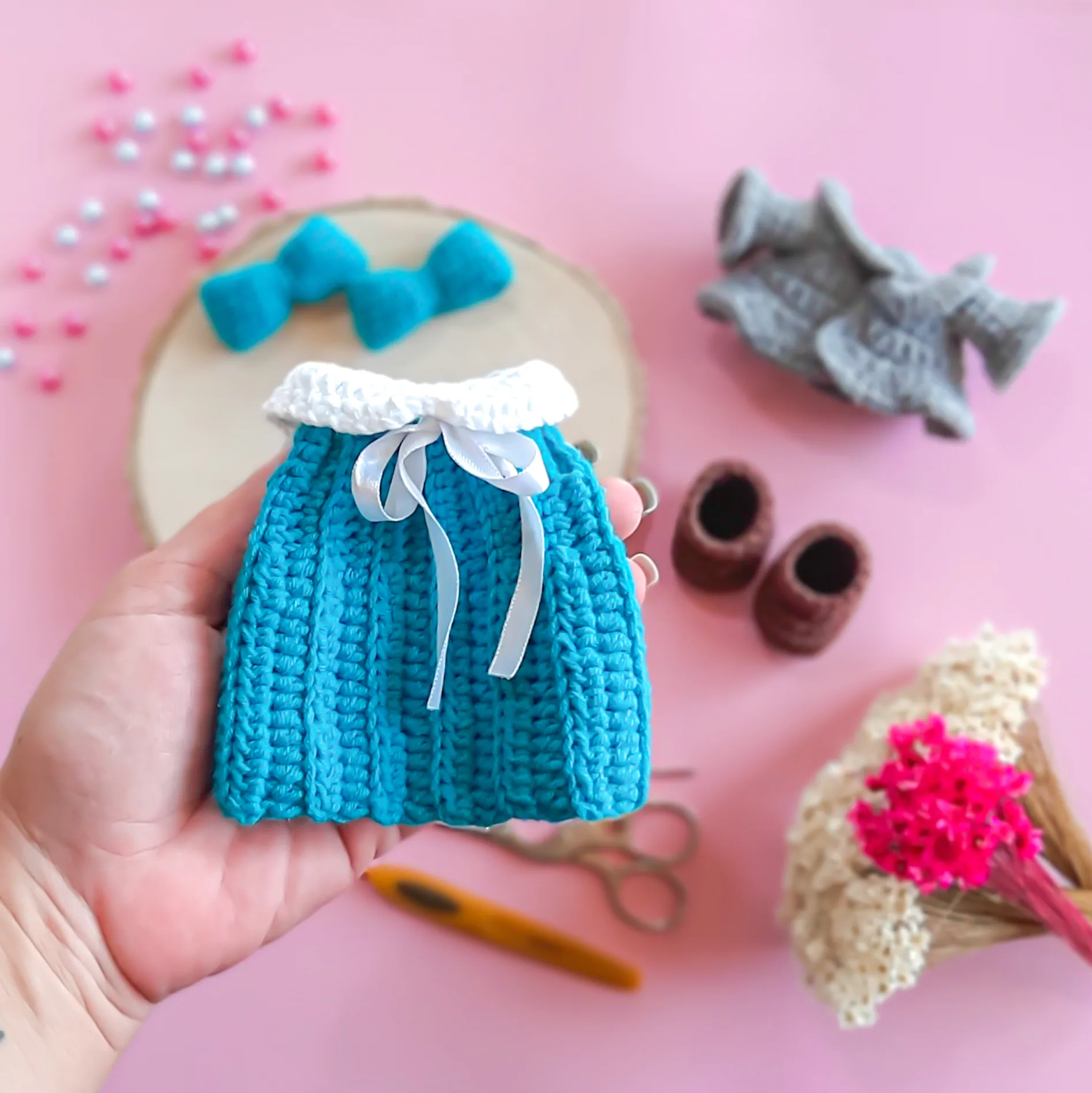 boneca Kaira - receita de amigurumi - Image 6