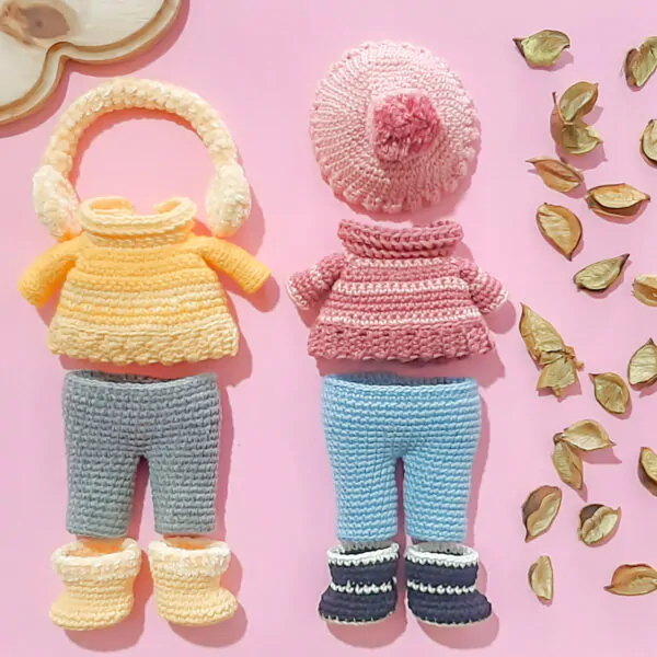 Roupas de inverno para bonecas - receita de amigurumi - Image 3