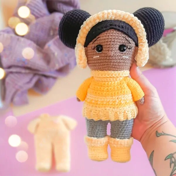 Roupas de inverno para bonecas - receita de amigurumi - Image 6