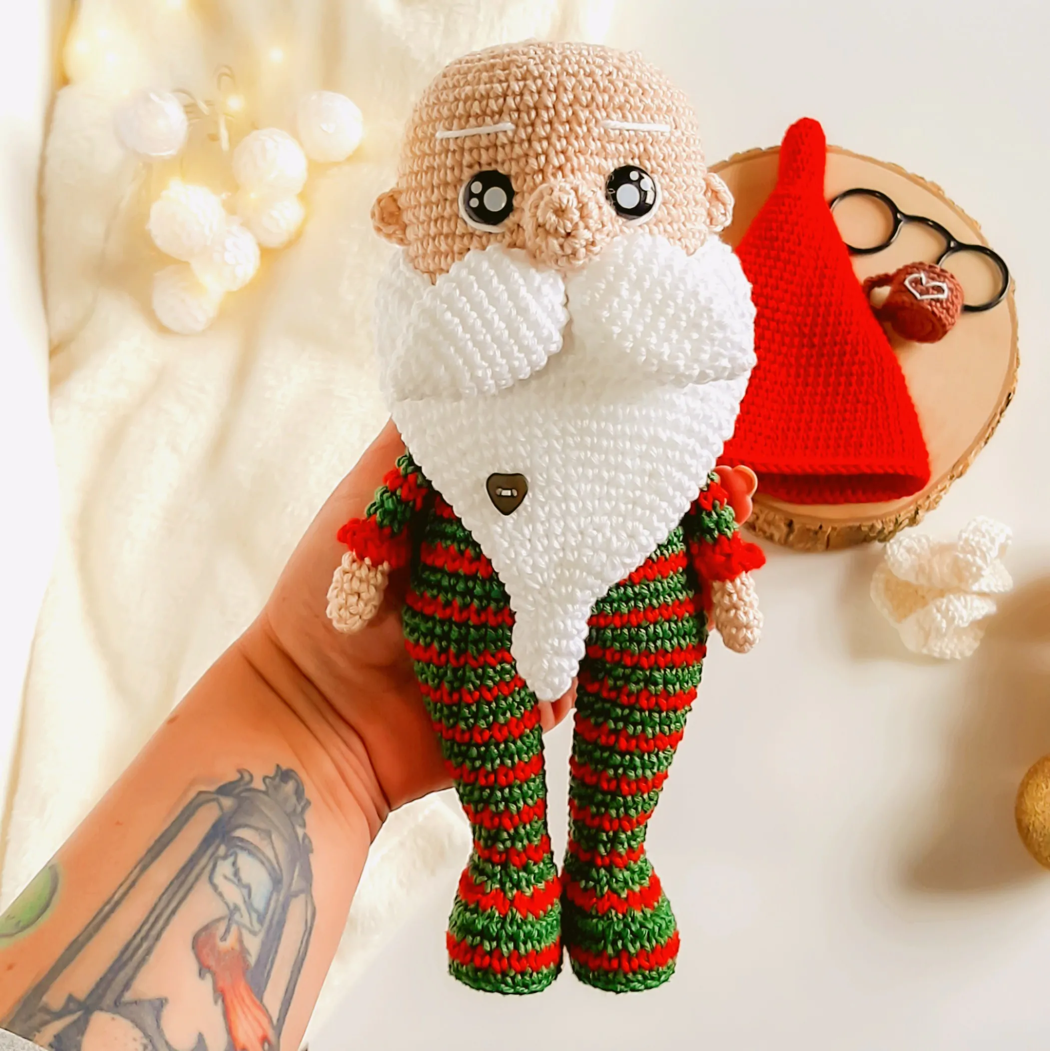 Noel de pijama - receita de amigurumi - Imagem 4