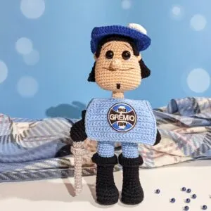 Mosqueteiro do Grêmio - receita de amigurumi