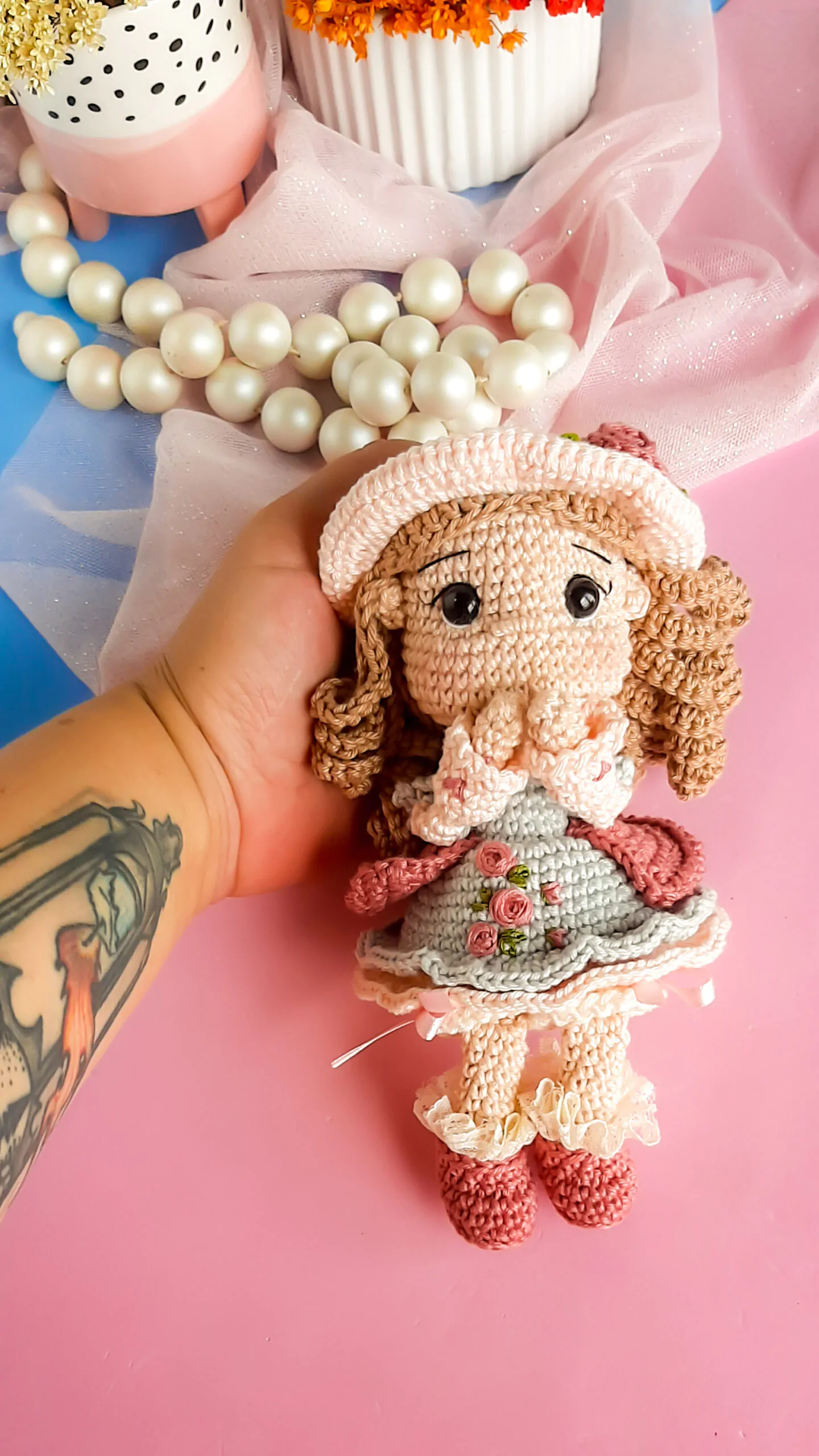 boneca Dalila - receita de amigurumi - Imagem 9