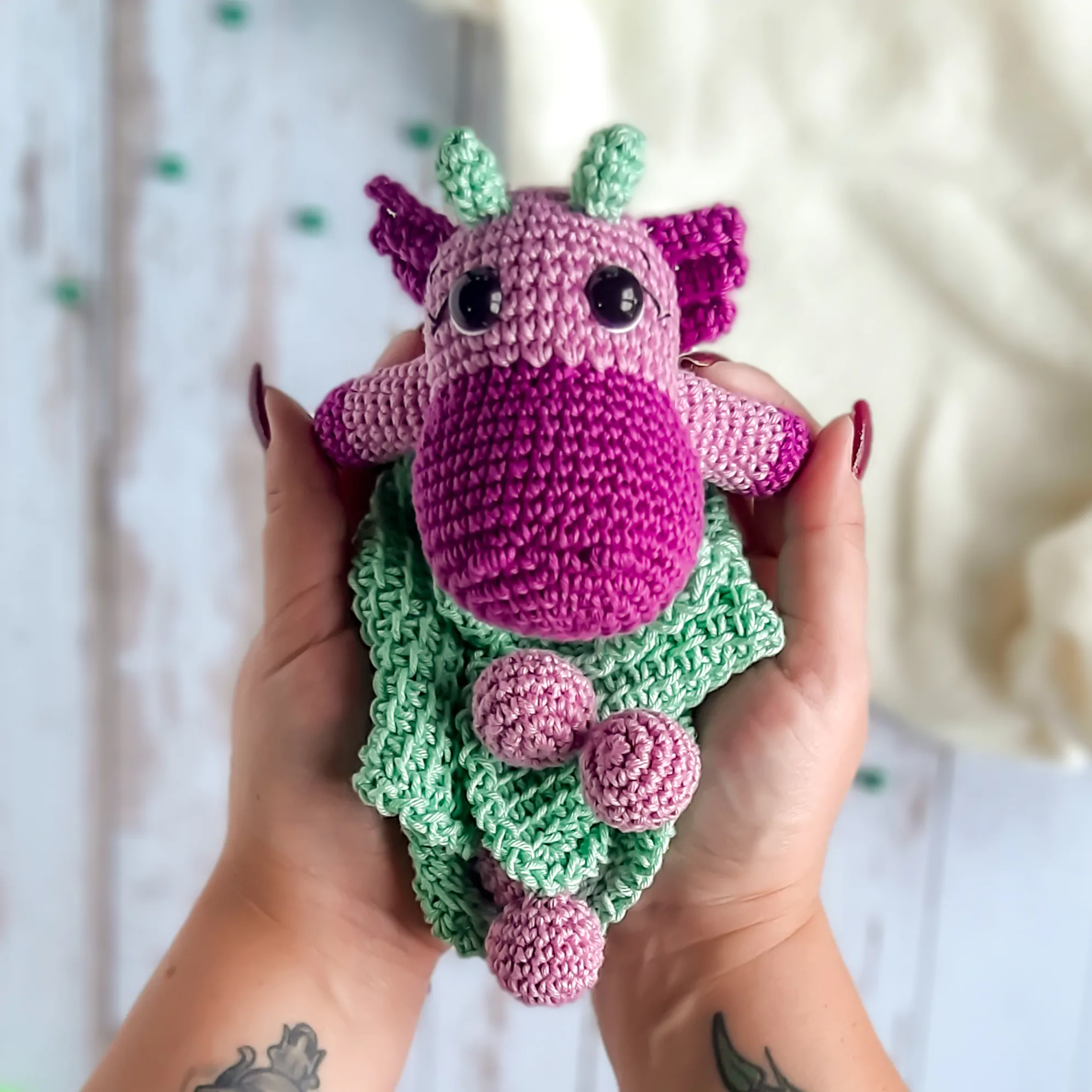 Naninha Dragão - receita de amigurumi - Imagem 5