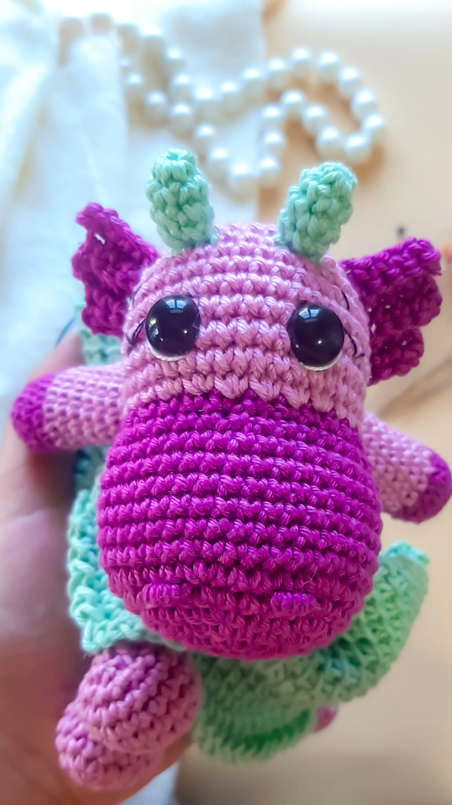 Naninha Dragão - receita de amigurumi - Imagem 3