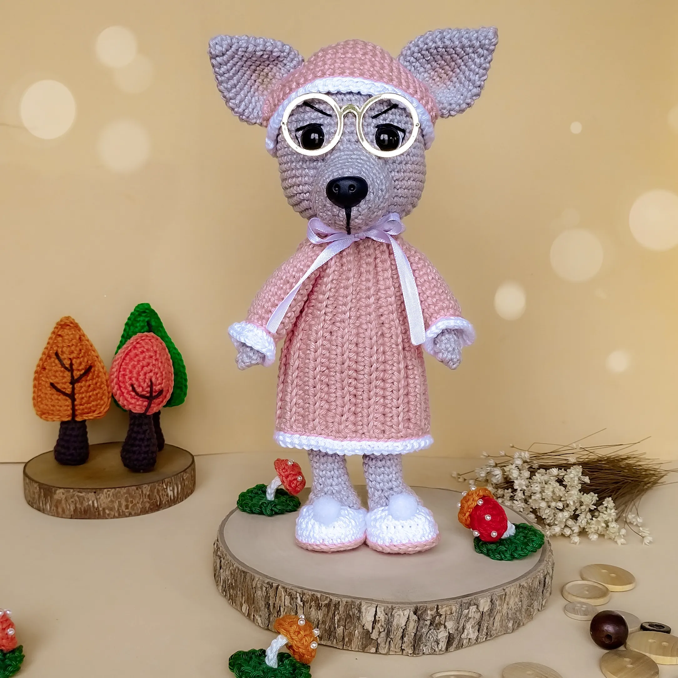 Lobo mau - receita de amigurumi