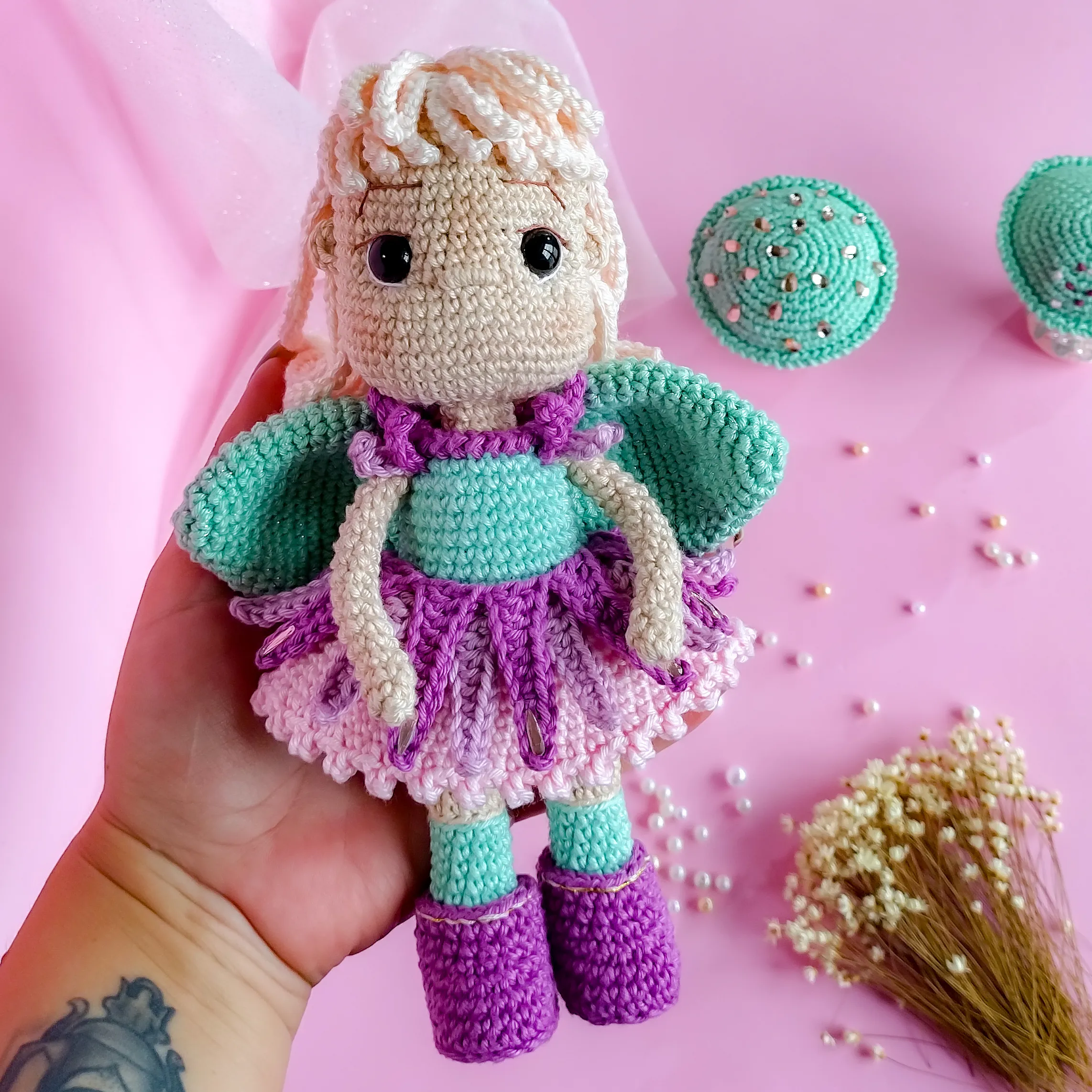 Fada Luna - receita de amigurumi - Imagem 2