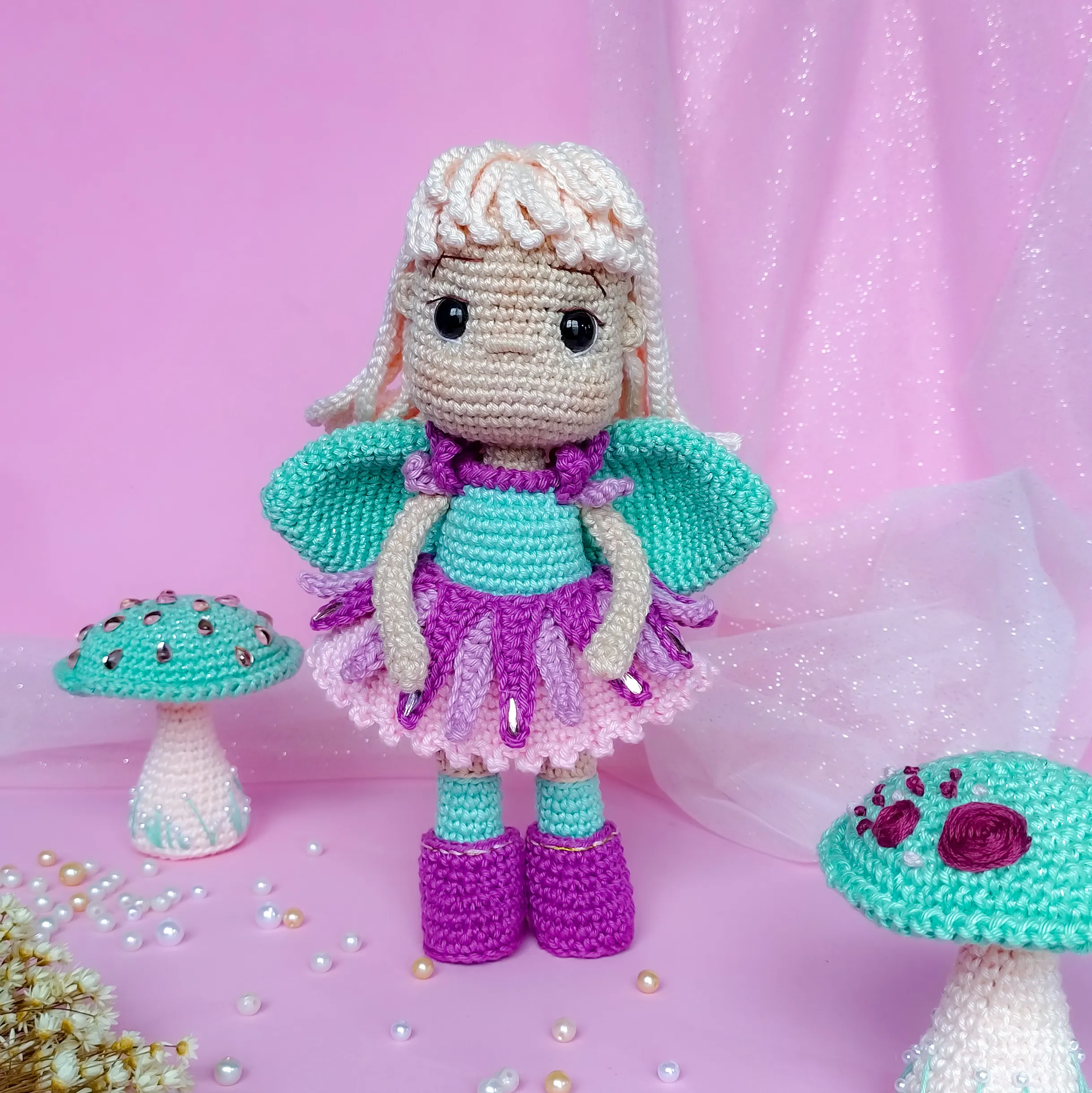 Fada Luna - receita de amigurumi
