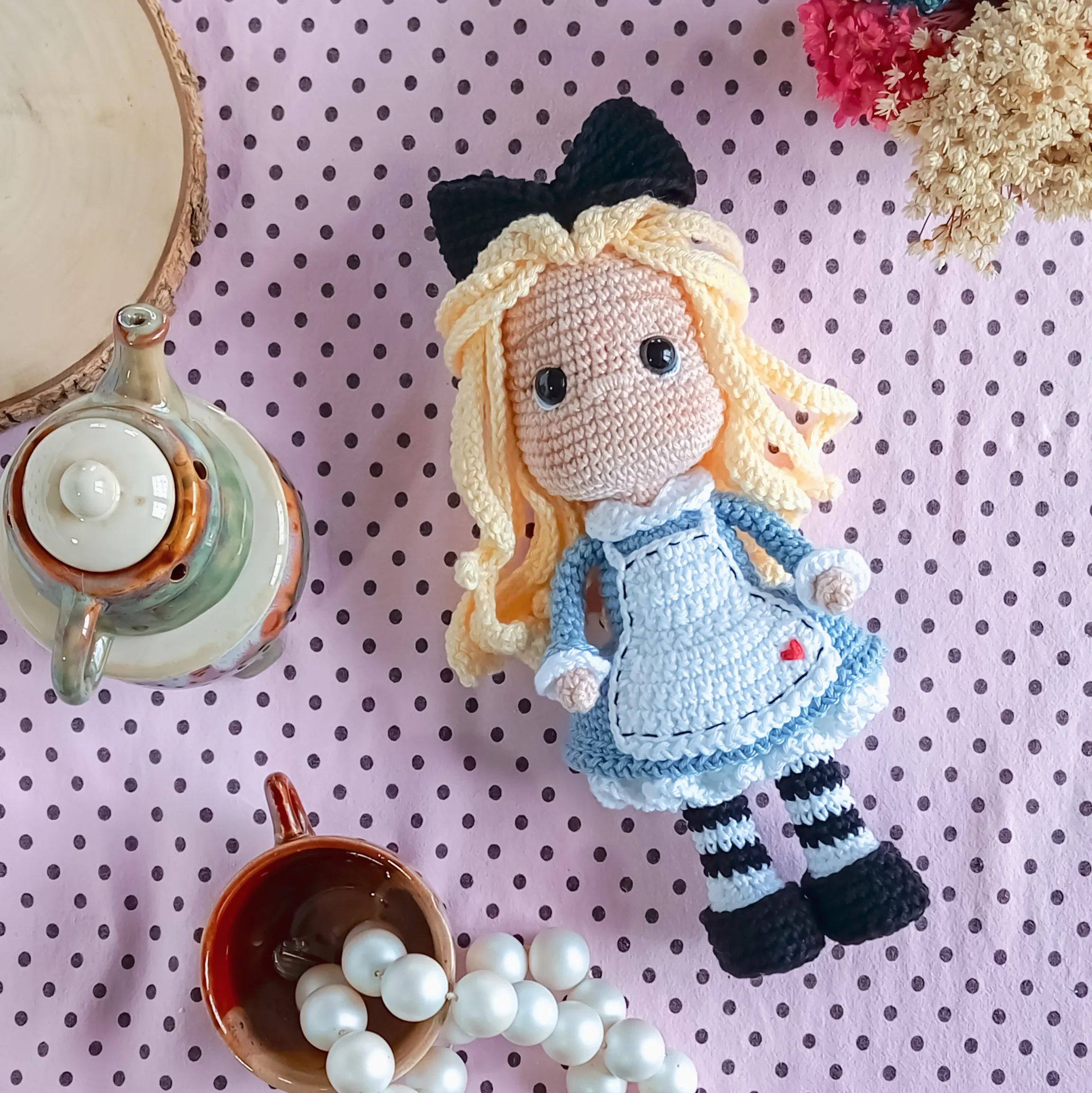 Alice - receita de amigurumi - Imagem 5