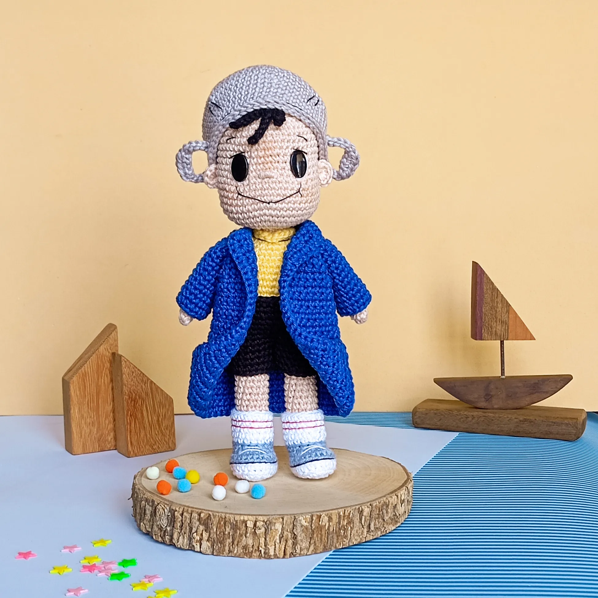 Menino Maluquinho - receita de amigurumi
