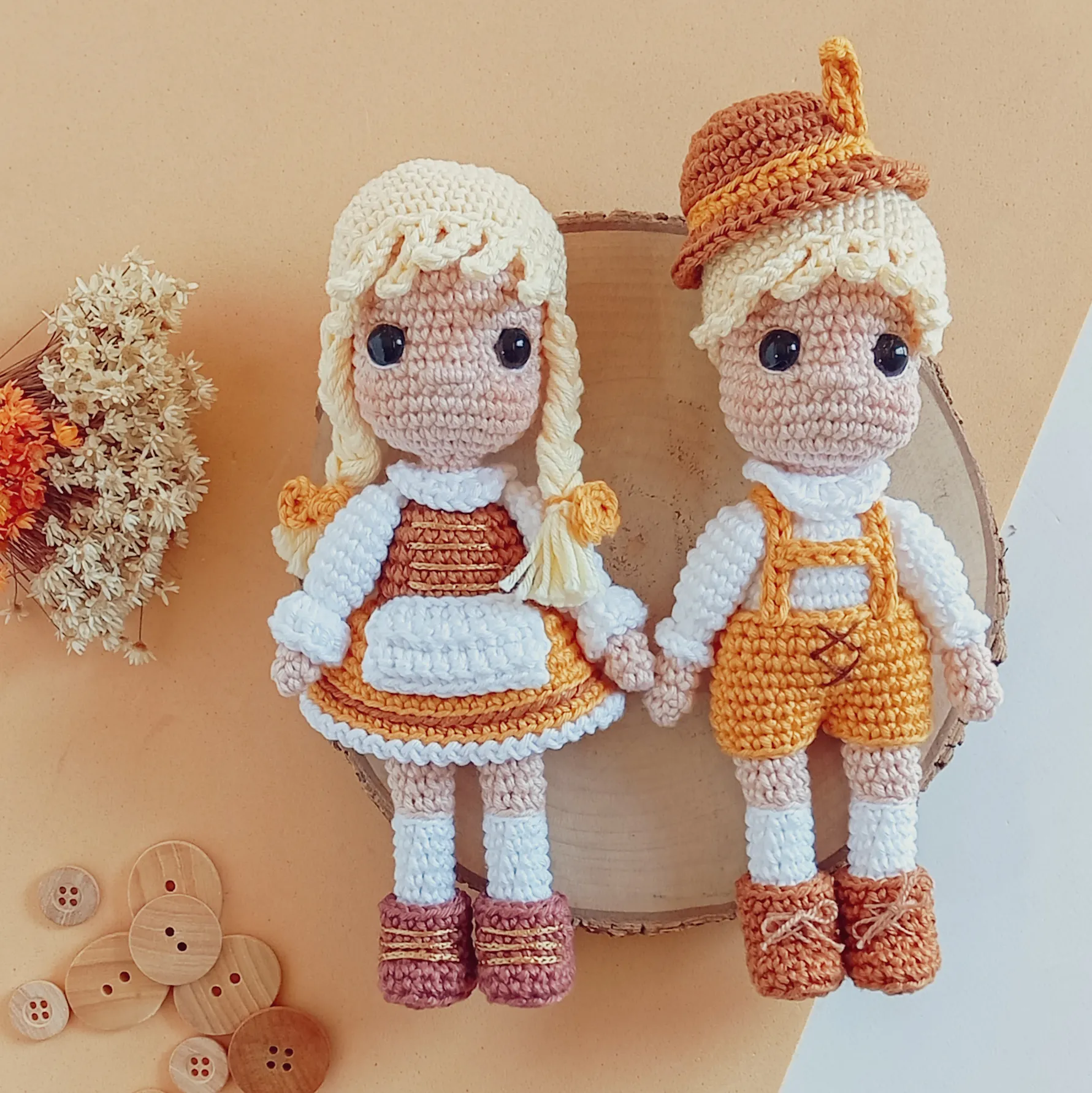 João e Maria - receita de amigurumi - Imagem 8