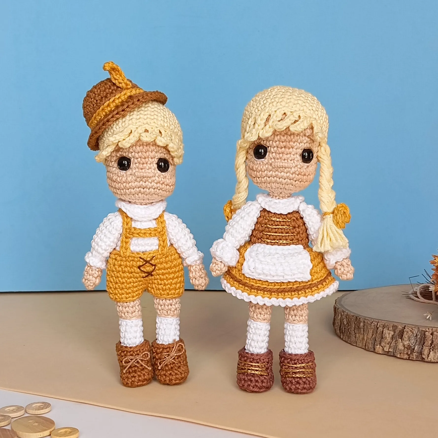 João e Maria - receita de amigurumi - Imagem 7