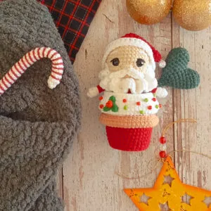 Noel no bolinho - receita de amigurumi